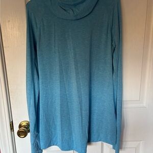 Blue Long Sleeve Hoodie